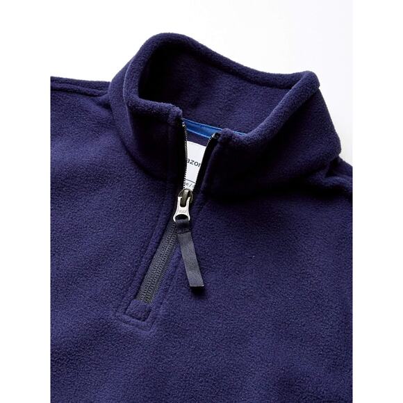 NWT Amazon Essentials Boys and Toddlers Polar Fleece Quarter Zip Pullover Jacket - Picture 2 of 8